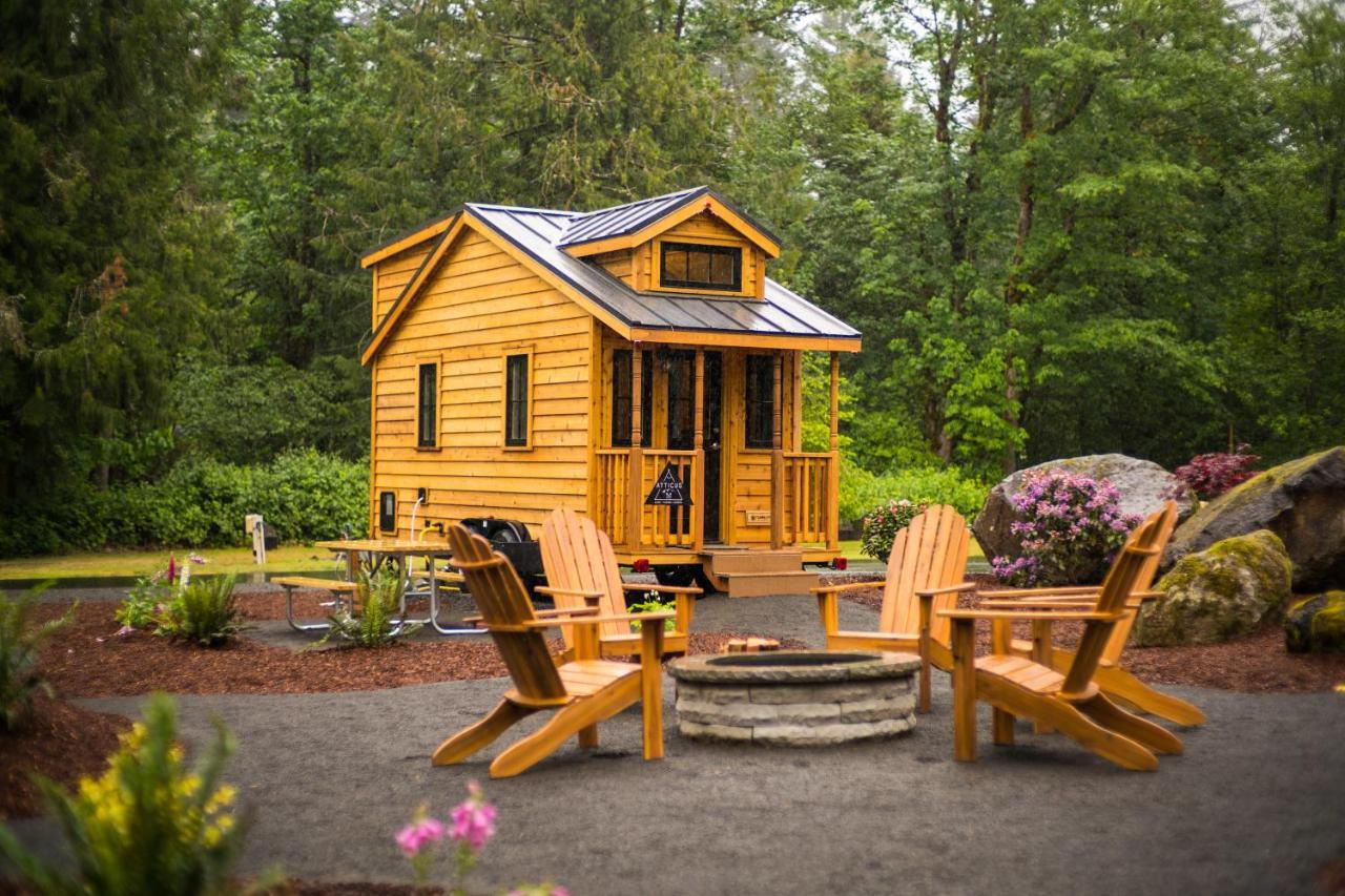 Mt Hood Tiny House Village Welches Dış mekan fotoğraf
